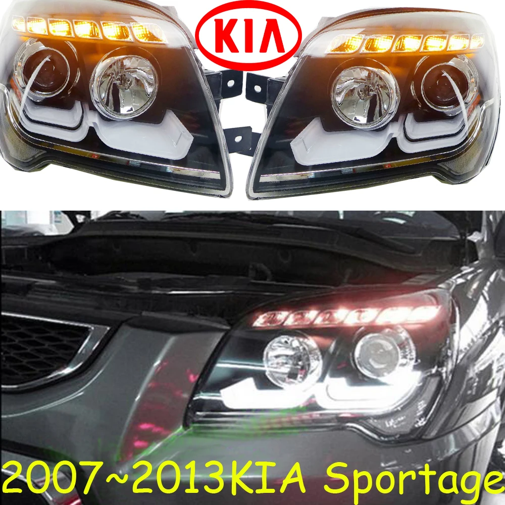KlA Sportage головной светильник 2007 ~ 2013 k3 k4 k5 k7 sorento Бесплатная доставка! Дневной sportage r