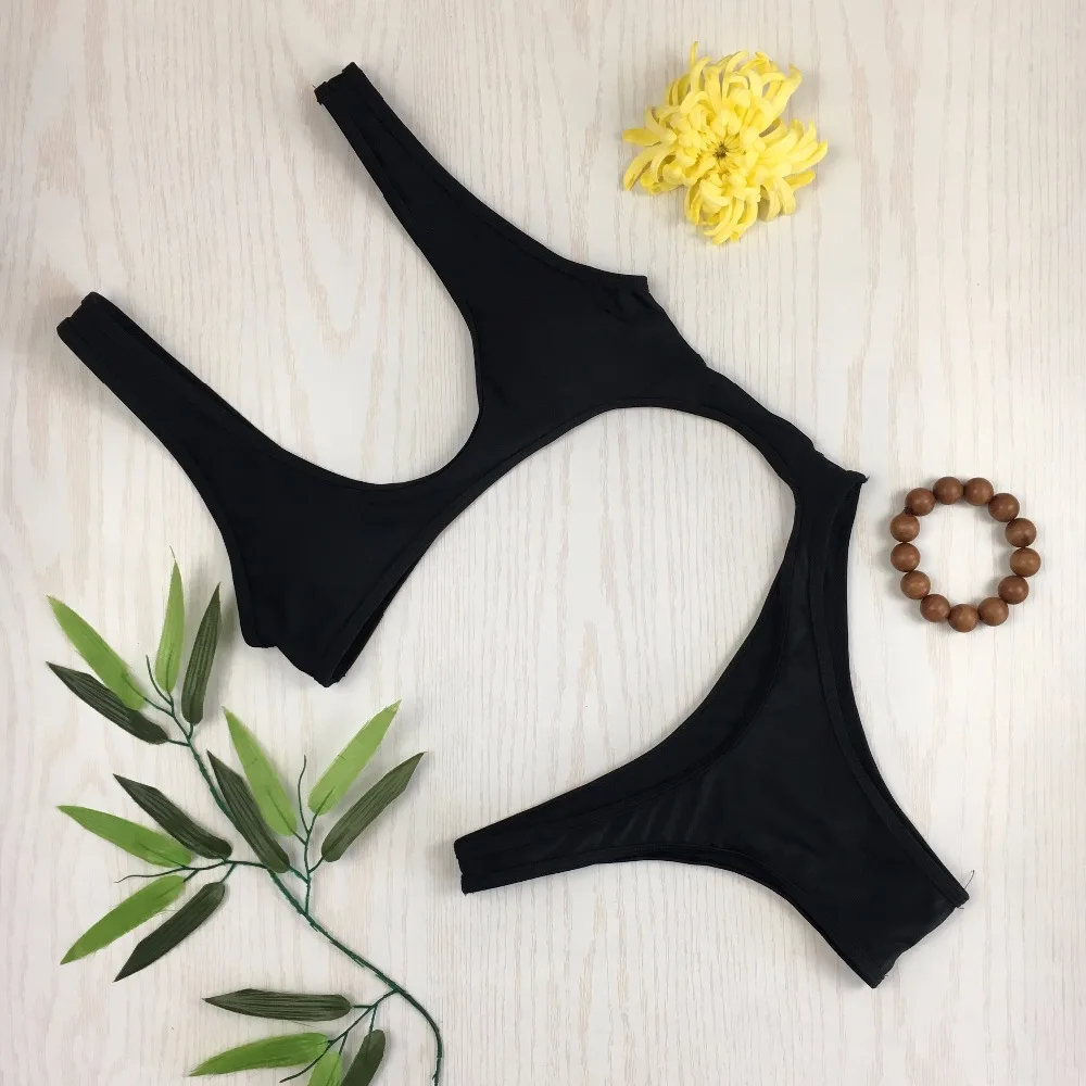2017 сексуальные женские стринги с открытой спиной Цельный купальник купальные