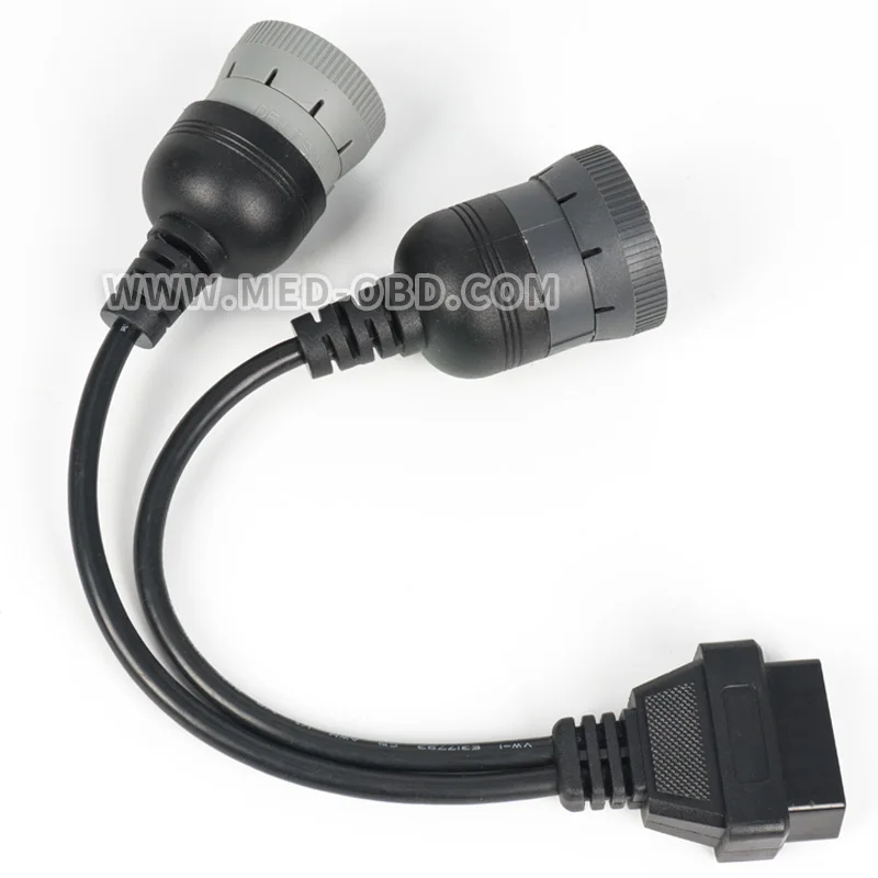 Y J1939 кабель OBD2 16pin гнездовой к J1708 6pin и 9pin сплиттер Deutsch j1939 Соединительный для