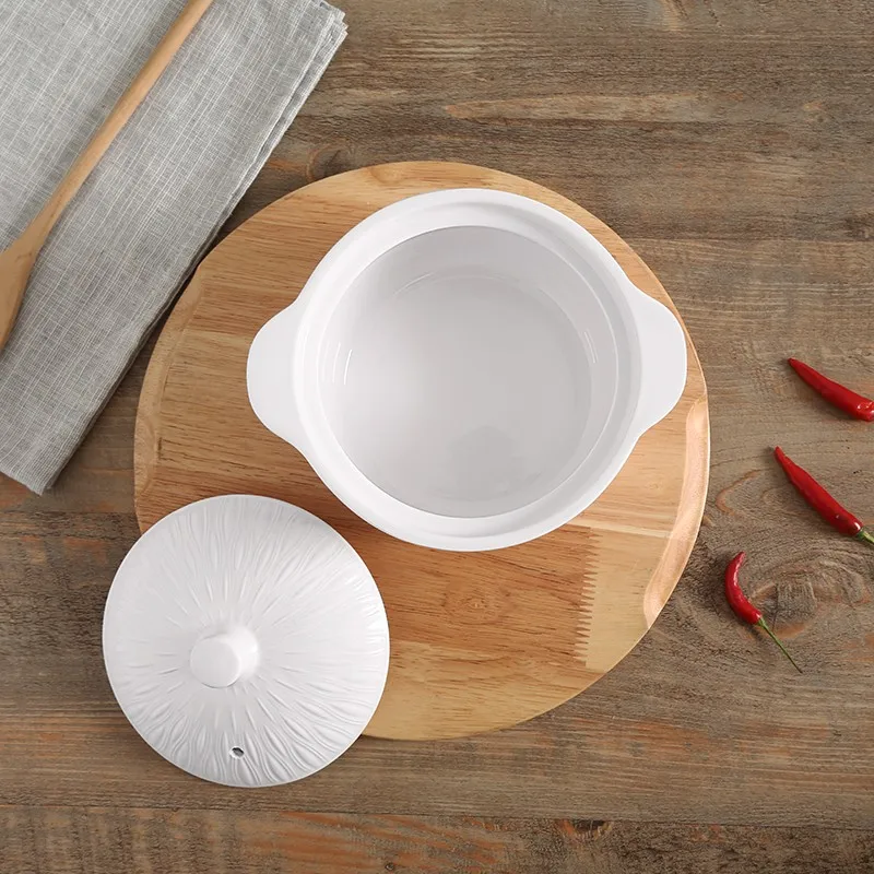 1Л маленькие кастрюли высокая термостойкость керамический суп Bibimbap кастрюля с