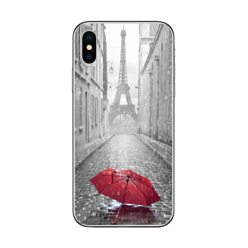 Чехол для телефона ciciber с романтическим Парижем Эйфелевой башней для iPhone 11 Pro Max 7 6 6s 8 Plus 5S SE X XR XS Max мягкий чехол из ТПУ