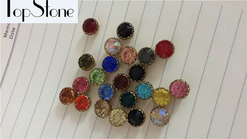 _ 60 шт. 6 мм 8 10 круглые стеклянные обниматели в кружевной латунной обмотке с 4