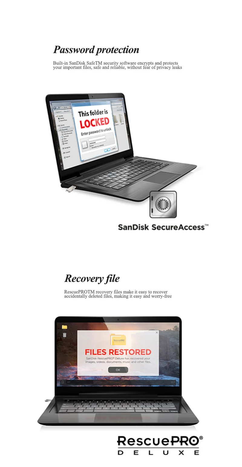 SanDisk ультра чутье USB 3,1 USB флеш-накопитель 16 ГБ 32 ГБ 128 ГБ металлическая ручка-накопитель карта памяти 5 лет гарантии