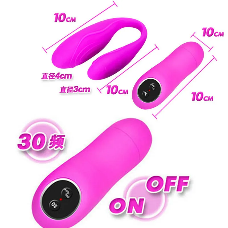 Вибраторы с дистанционным управлением для женщин 30 скоростей силиконовый