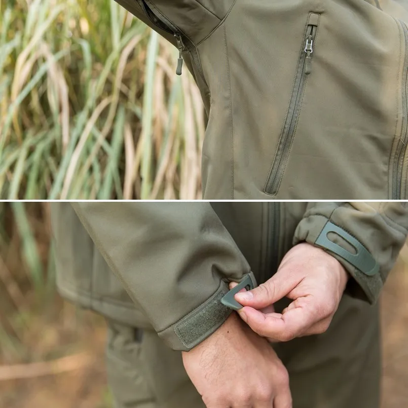 Водонепроницаемая камуфляжная походная куртка Softshell уличная спортивная