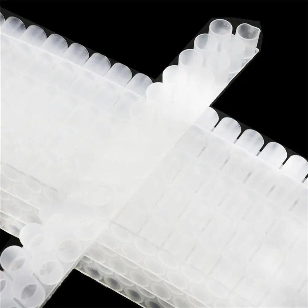 60 pcs White 60 шт. Пчеловодство инструмент двухрядные весло Длина 380 мм* Ширина 22 мм отверстие Размер 14*11 мм пчеловод мёд коллекция - Цвет: 60 pcs White