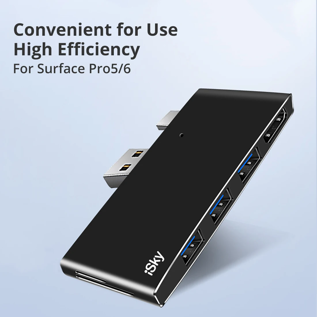 iSky for Microsoft Surface USB Hub Pro5 Pro6 Pro2017 USB Expansion HDMI SD TF USB3.0 6 in 1 Mini DP External USB