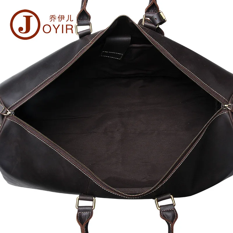 

Large Vintage Retro Look Genuine Leather Travel Duffle Luggage Bag Men's Handbag Portfolio Messenger Crossbody Shoulder Bag 9551