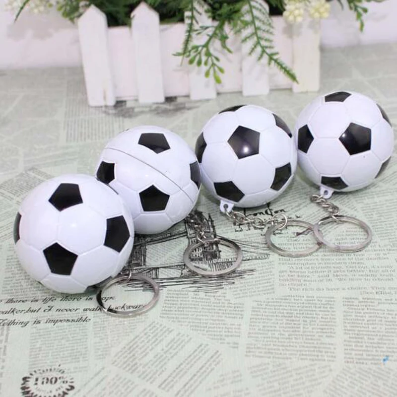 1 Pc Mini Anti Stress Football Ballpoint Pen Keychain Soccer Ball Portable Souvenir Zoom Toys for Children Kids Toys|Шутки и