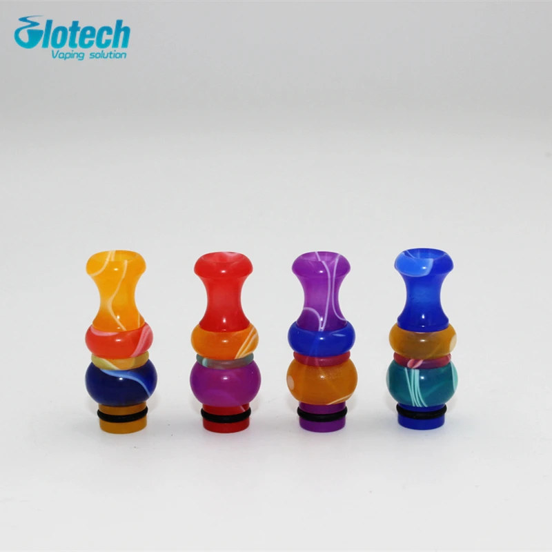 Электронная сигарета Glotech акриловые капельные наконечники и цветной двойной gourd