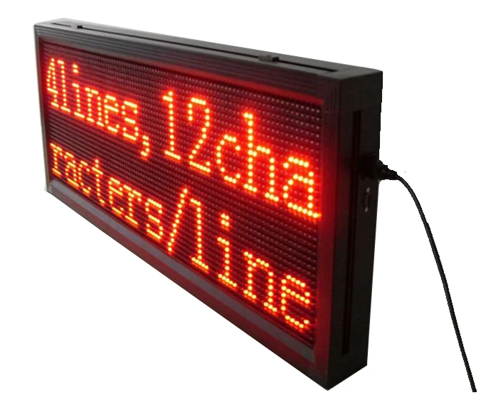 Бесплатная доставка уличный светодиодный дисплей красного цвета p10 led 1/4 Размер