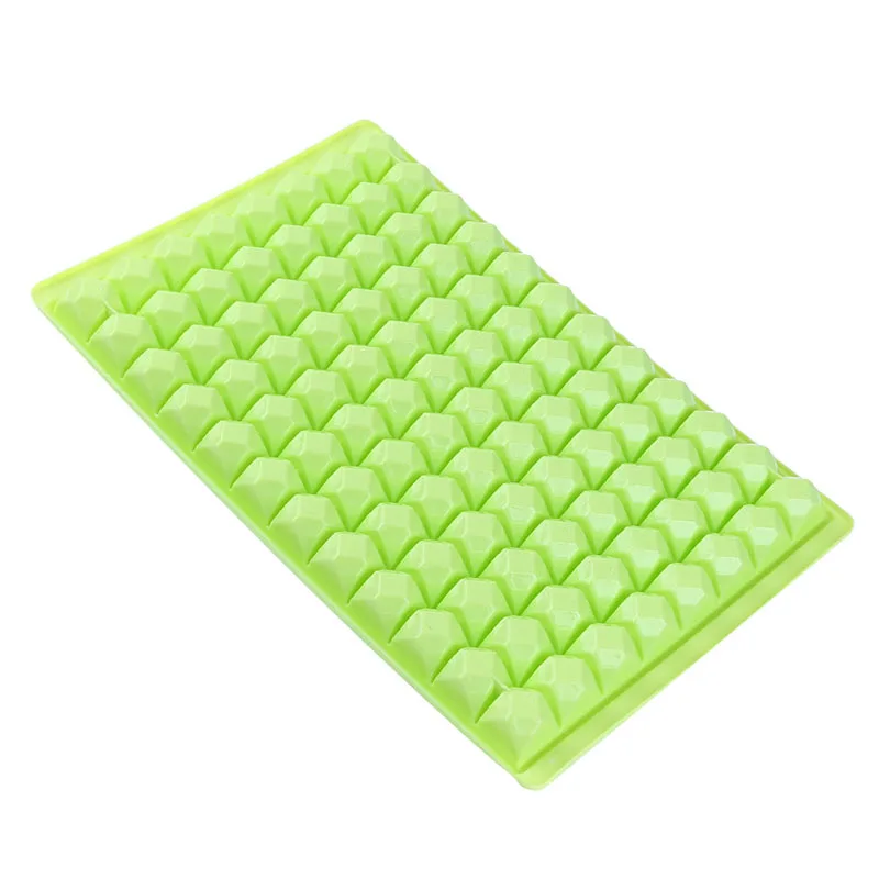 green 96 трубок, сделай сам, креативный кубик льда, силиконовый лоток для льда, кубик для льда, бар, кухонные принадлежности, инструменты, форма для льда - Цвет: green
