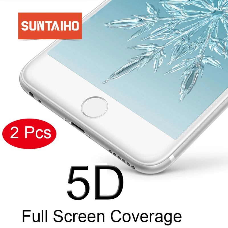 Suntaiho для iphone X XR XS стекло iphone 6S 7 8 Plus закаленное стекло для iphone 11Pro защита экрана 5D полное покрытие холодная резьба