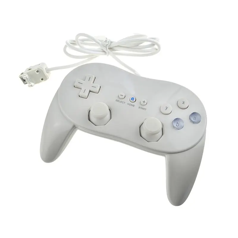 Классический двойной аналоговый проводной игровой контроллер Pro для wii пульт дистанционного управления двойной шок Игровой контроллер геймпад для wii контроллер