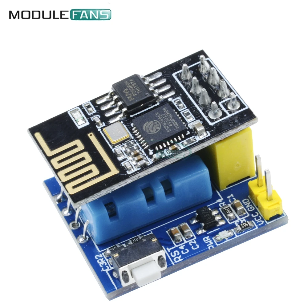 ESP8266 ESP01S ESP 01S DHT11 Температура влажности Сенсор модуль Wi Fi Беспроводной адаптер