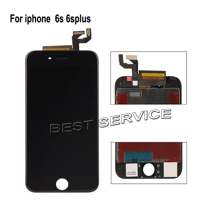 ЖК-дисплей для iphone 5s 5c 6 plus 6s 7 сенсорный экран с дигитайзером в сборе сменный белый