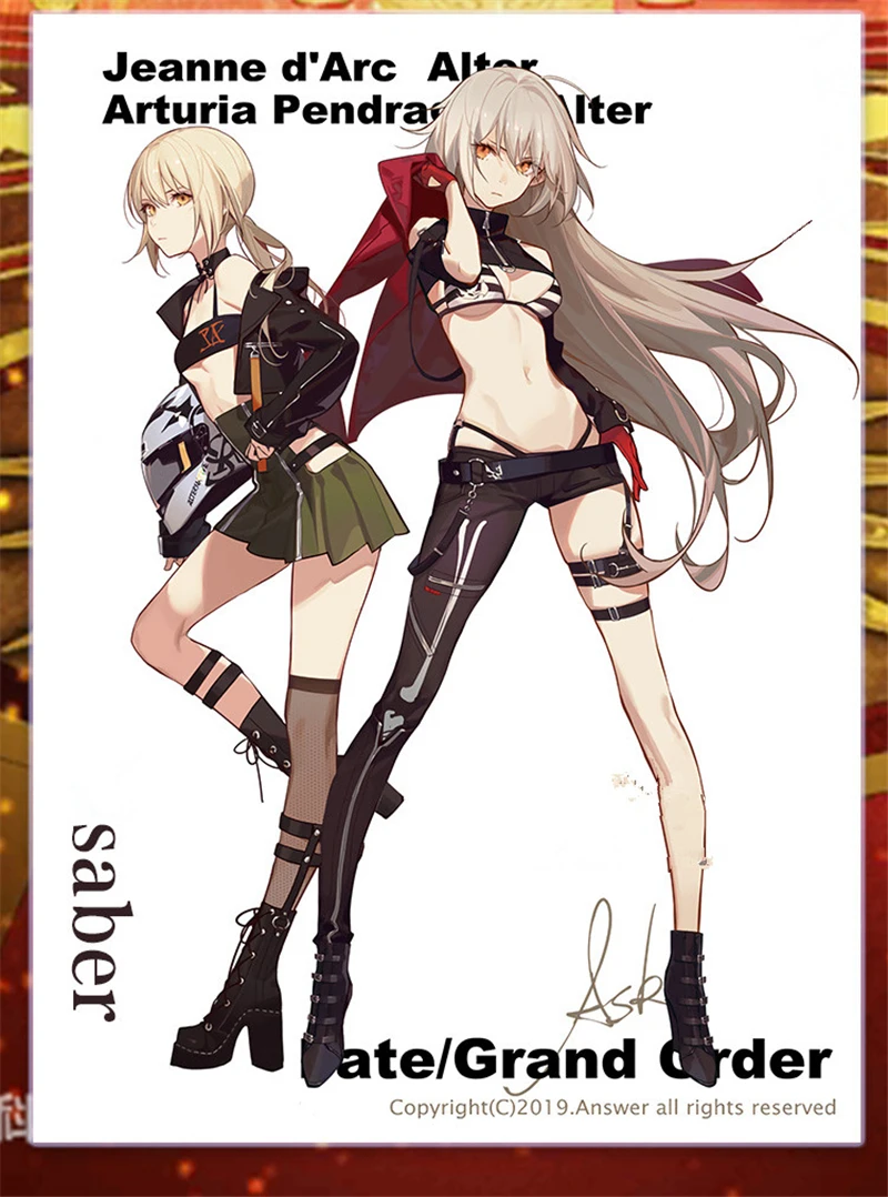 Предпродажа Fate/Grand Order Moon Cancer Girlfriend Jeanne d'Arc Black Saber Lilith BB Ishtar Ereshkigal сексуальный костюм для косплея