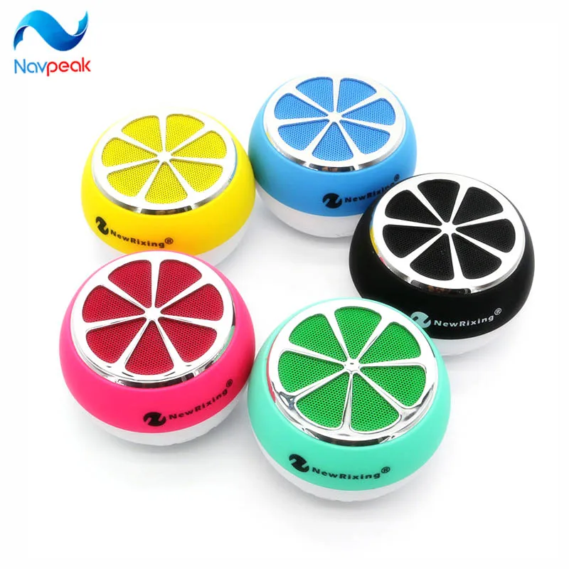 Портативная мини bluetooth колонка в форме лимона беспроводная смарт с поддержкой fm