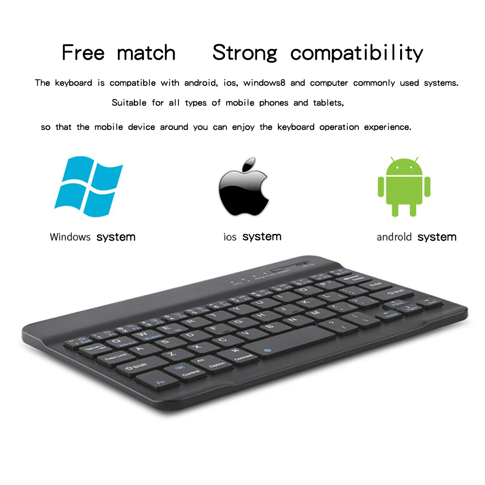 XPAY Ultra-thin Portable wireless Bluetooth keyboard for IPAD iPhoneXR MACBOOK laptop PC and tablet rechargeable battery | Компьютеры и