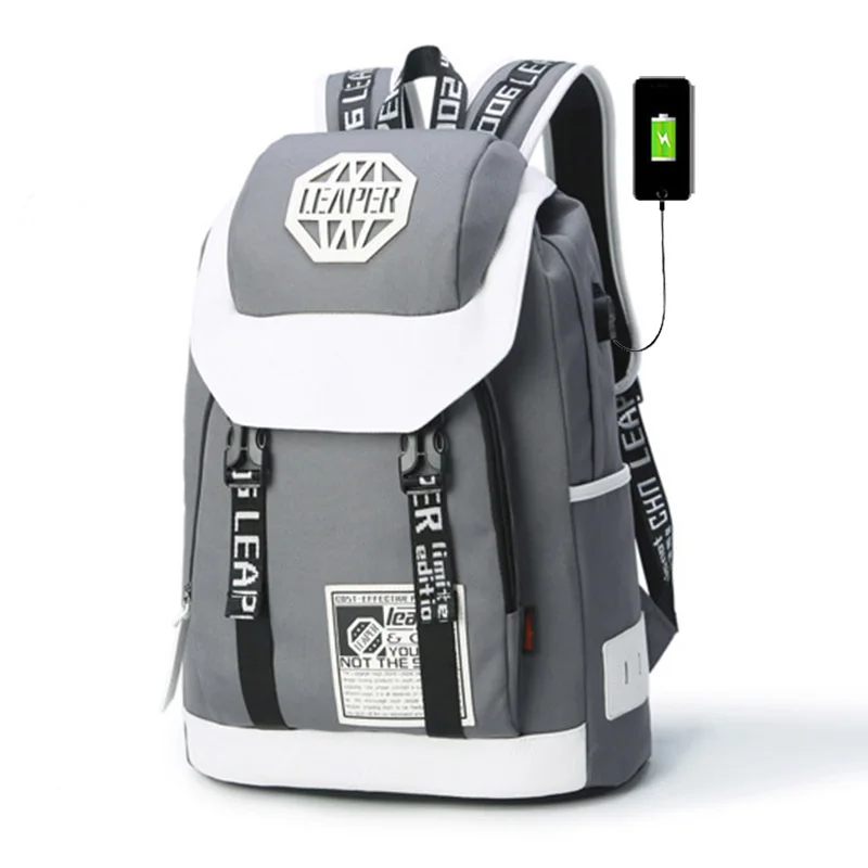 Senkey СТИЛЬ Для мужчин рюкзак USB зарядка школьные сумки для подростков Одежда