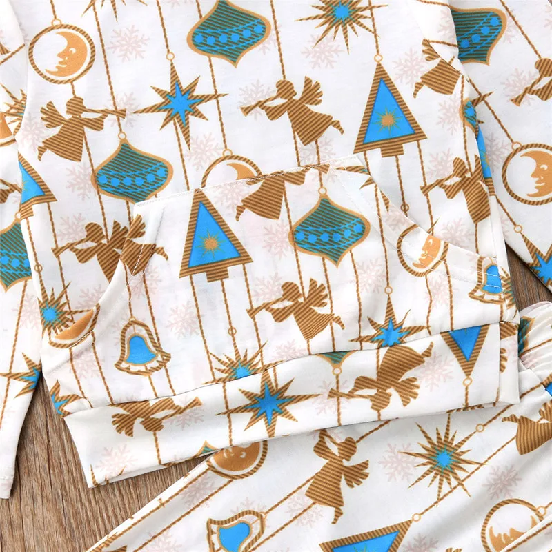 Комплект одежды для маленьких мальчиков и девочек Осенние Топы с капюшоном