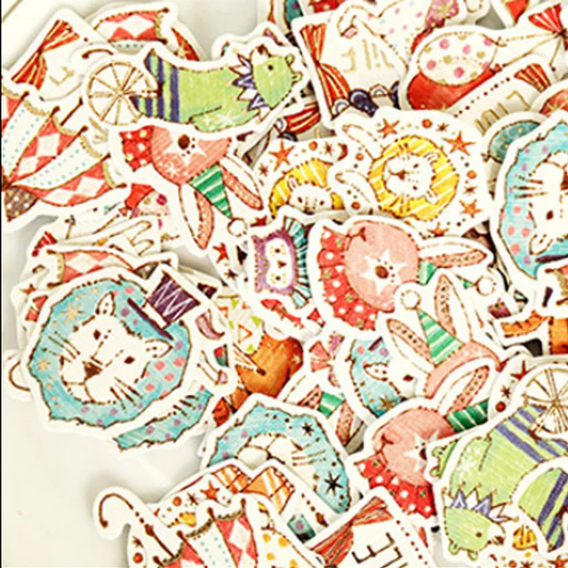70 шт./лот Созвездие животных мини бумажная наклейка для творчества ежедневник