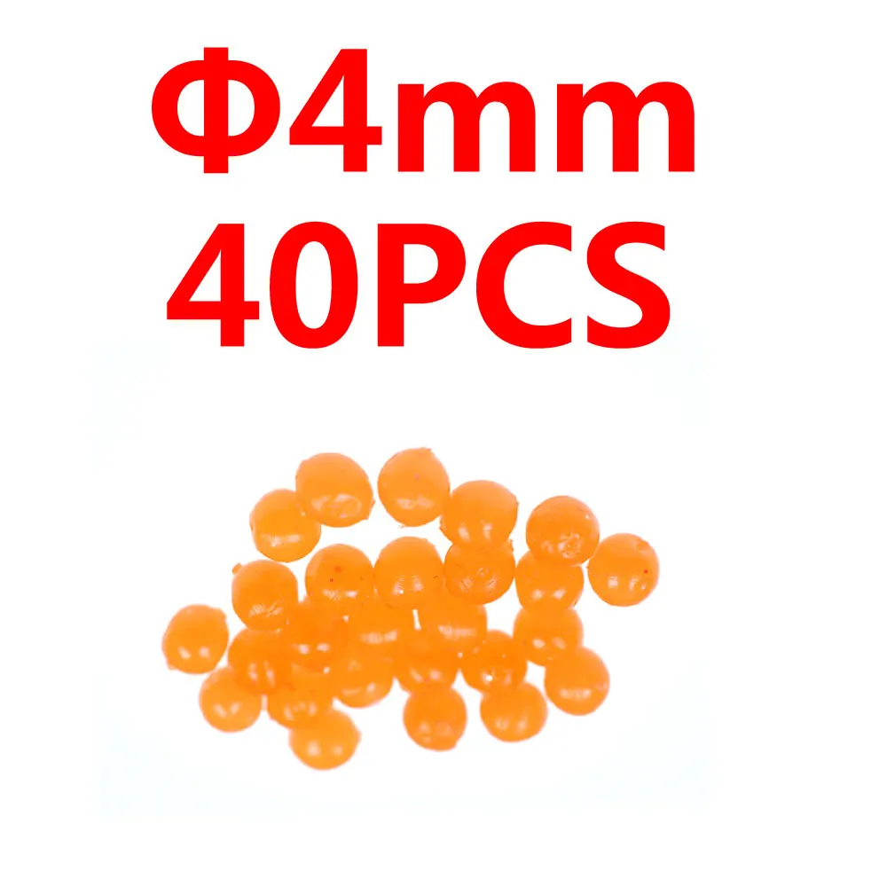 4mm orange Wifreo 40 шт./пакет 4 мм 6 мм 8 мм реалистичный лосось яичный Roe эластичный мушек яйцо Fly Glo ошибка оранжево-красный chatreuse - Цвет: 4mm orange