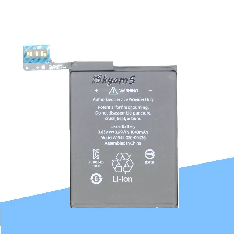 ISkyamS 1x1043 мАч A1641 сменный литий полимерный аккумулятор для Ipod touch 6 го поколения 6g +