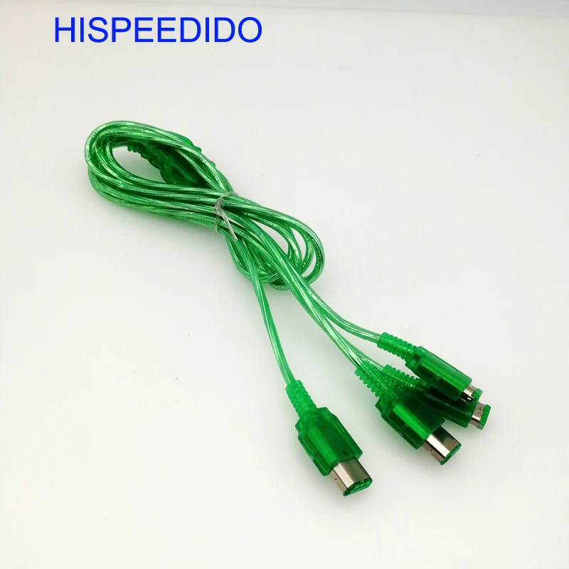 HISPEEDIDO 100 шт./лот зеленый цвет для игр GBC /GBP/GB 2 х игровой соединительный кабель шнур