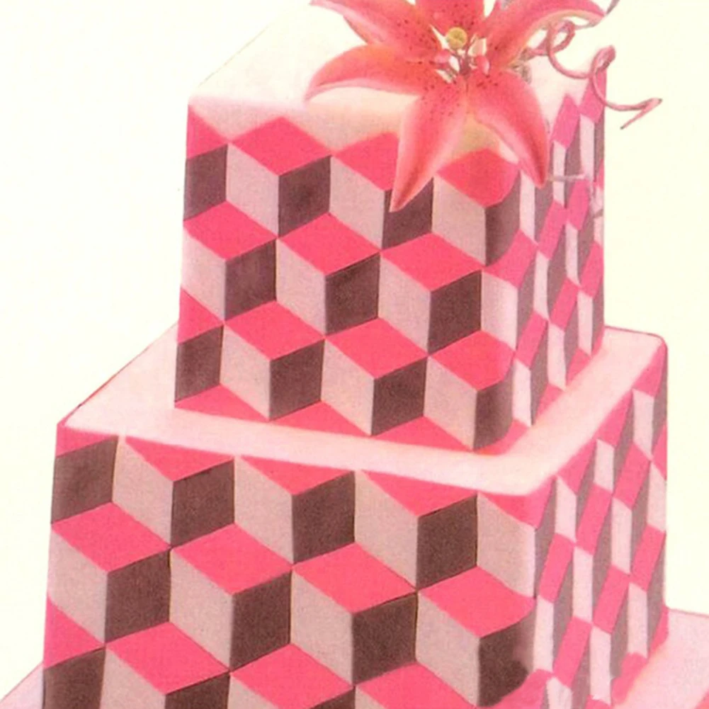 2 предмета в комплекте со стразами форме ромба Fondant (сахарная) пирожных бисквит