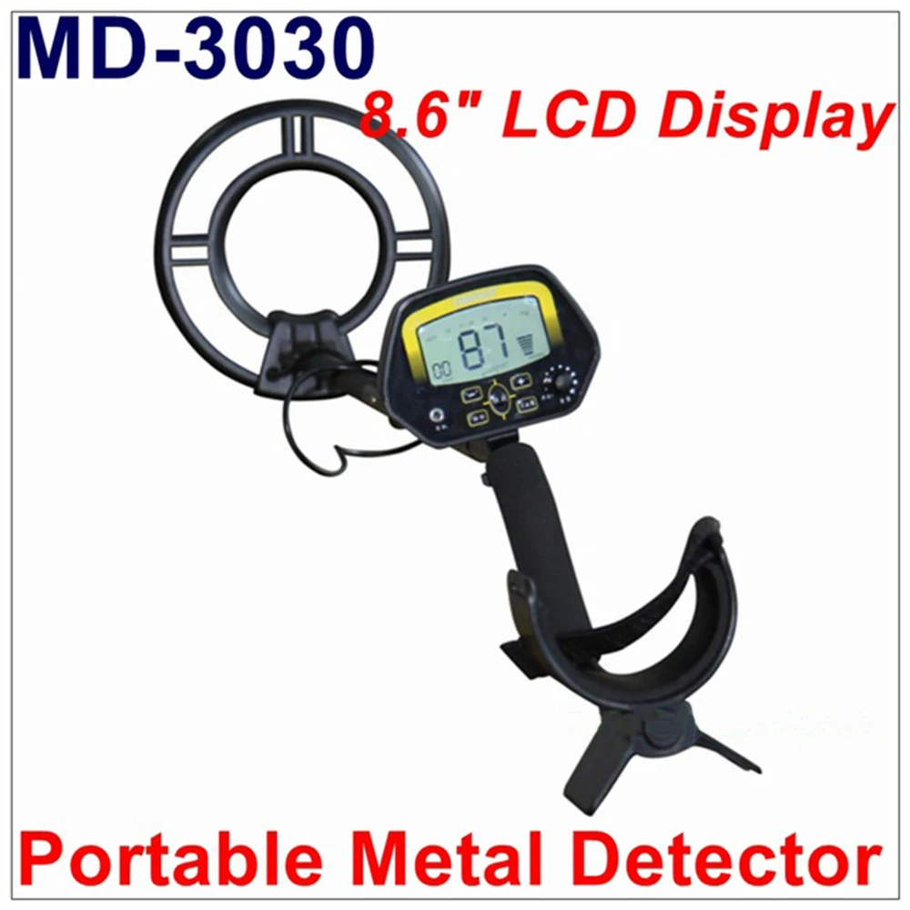

New Arrival MD-3030 Portable Underground Metal Detector MD3030 Treasure Hunter Gold Digger Finder LCD Display Waterproof