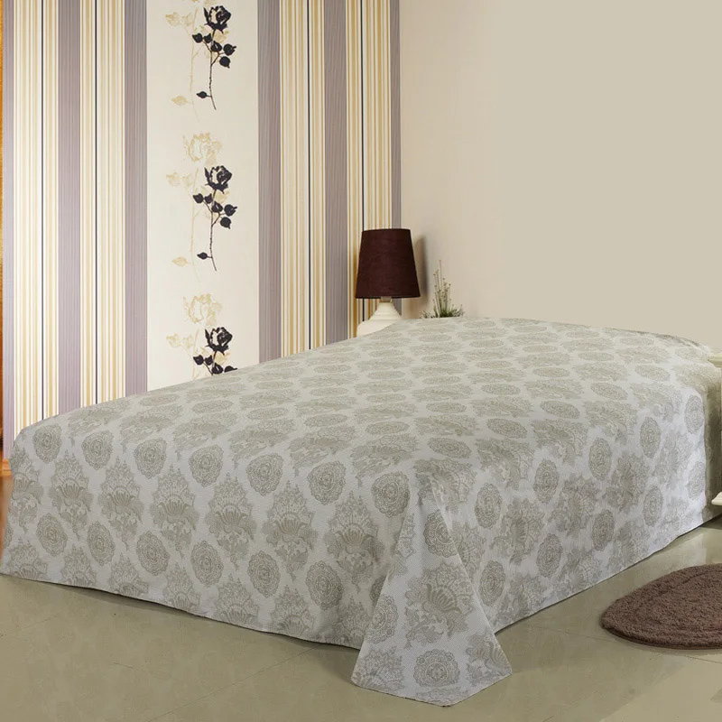DecorUhome хлопок простыни текстильные постельные принадлежности для дома Покрывало плоский лист цветочный узор в полоску простыни мягкие теплые простыни