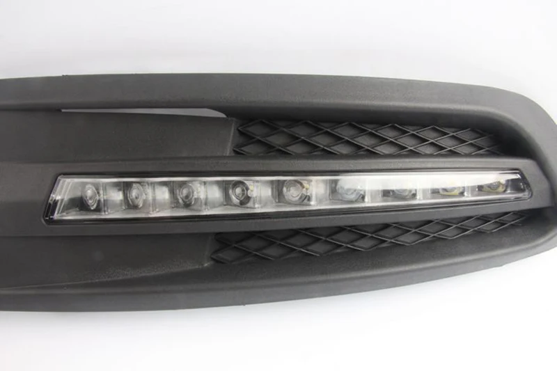 Автомобильные мигающие дневные ходовые огни 1 пара для Volkswagen VW Jetta Sagitar 2012 2013 2014