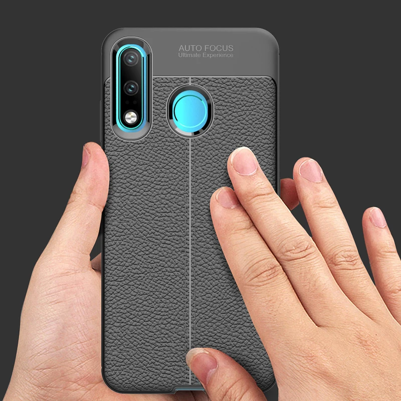 YUETUO кожаный чехол на заднюю панель телефона, чехол, чехол для huawei p30 lite p 30 nova 4e p30lite силиконовые аксессуары