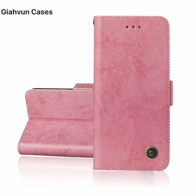 Ретро Простой кошелек кожаный держатель для карт магнит винтажные чехлы HUAWEI P30