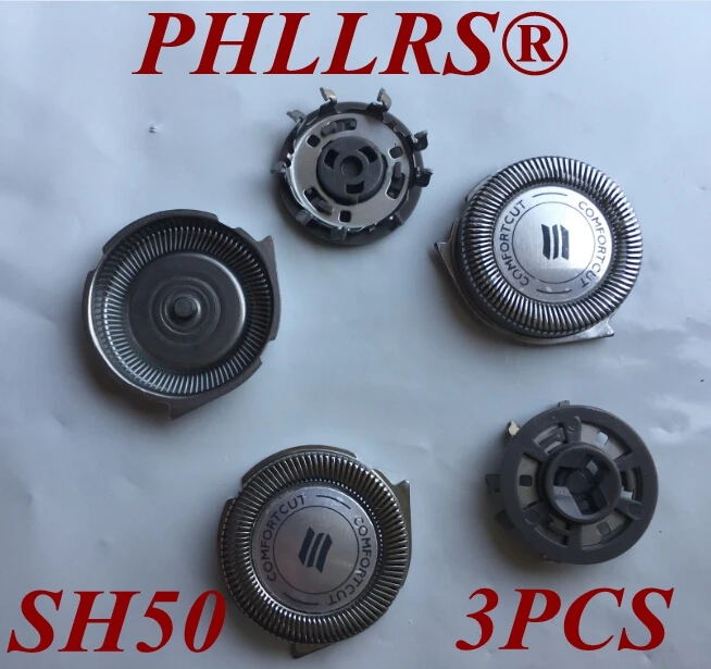 Сменные лезвия SH50 для бритвы philips S5510 S5340 S5140 S5110 S5400 S9161 S5050 S7510 S5380 S5011 S5010 3 шт|Бритва| |