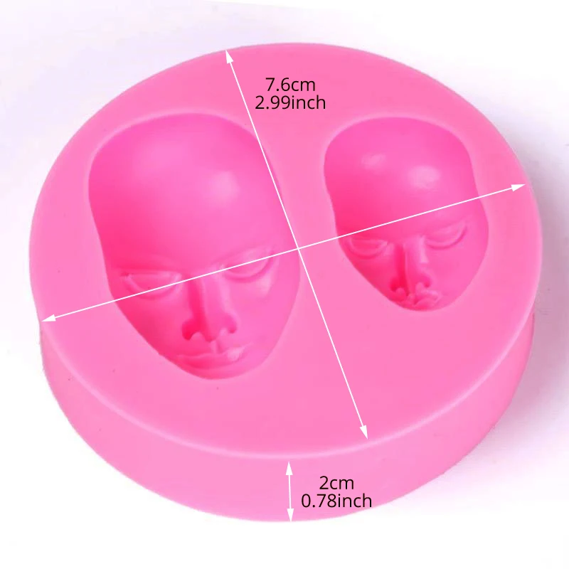 Силиконовая форма сделай сам с изображением мальчика головы формы для помадки