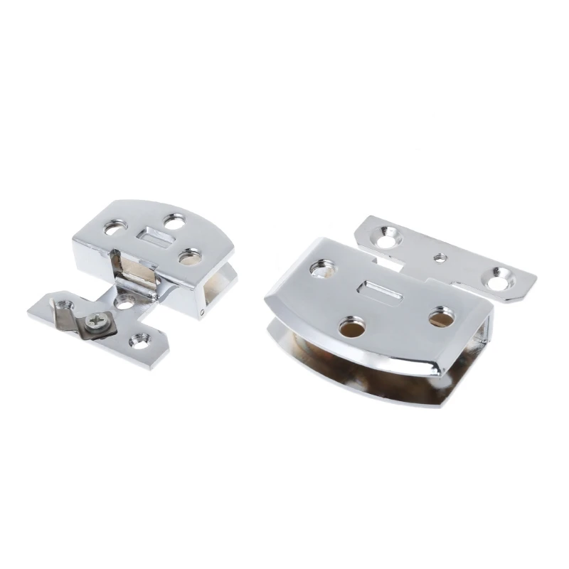 Хромированная стеклянная дверная петля Шкаф Ворота Зажим мебельная