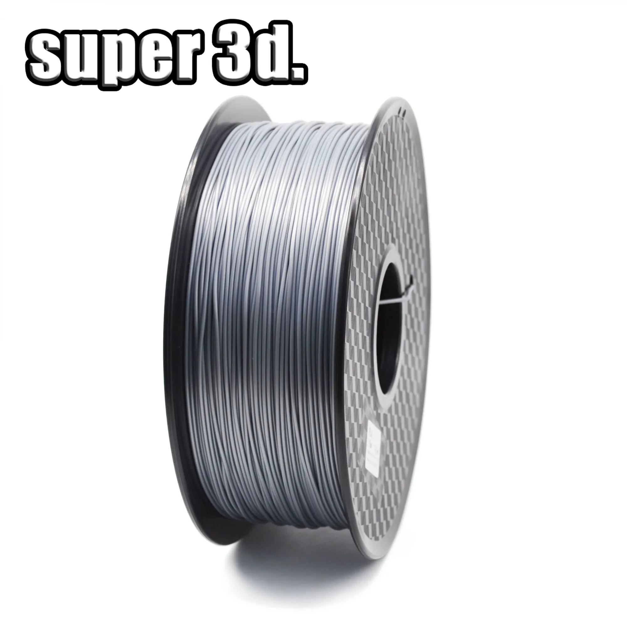 Silver PLA Fliament 1 кг PLA 1,75 мм нити пластиковые резиновые расходные материалы материал для 3D принтера - Цвет: Silver