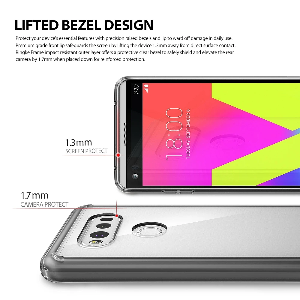 Ringke Fusion LG V20 чехол базовый для телефона с украшением в виде кристаллов на спине