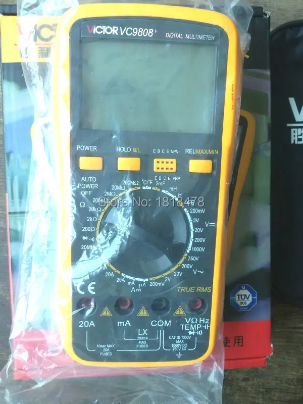 Цифровой мультиметр VICTOR VC980 + ручной автоматический электронный инструмент с