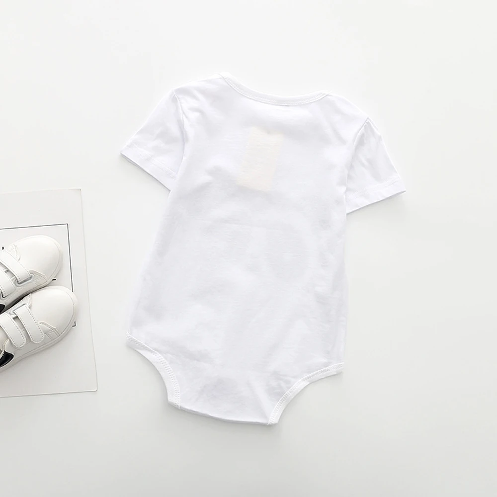 Cotton Baby Clothes Toddler Boy Girl Romper Cartoon Panda And Raindrop Printed Infant Costume Short Sleeve Newborn Jumpsuit | Детская