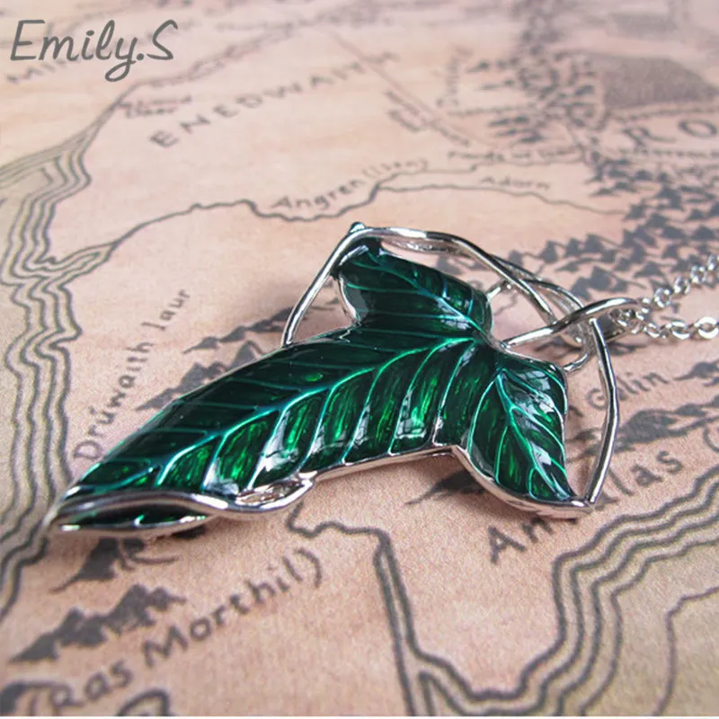 Hot Movie Film Pendant Necklaces The Lord Of Elven Leaf Arwen Evenstar Amphibious Christmas Gift 234 | Украшения и аксессуары
