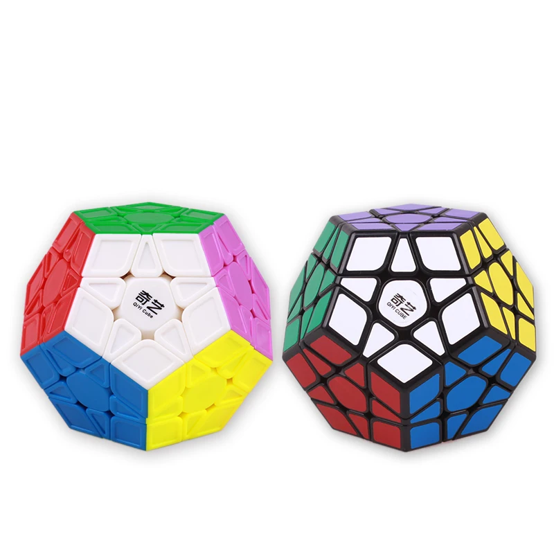 Qiyi Megaminxeds Stickerless Пирамида Профессиональный Кубик Рубика Магическая Скорость qiyi