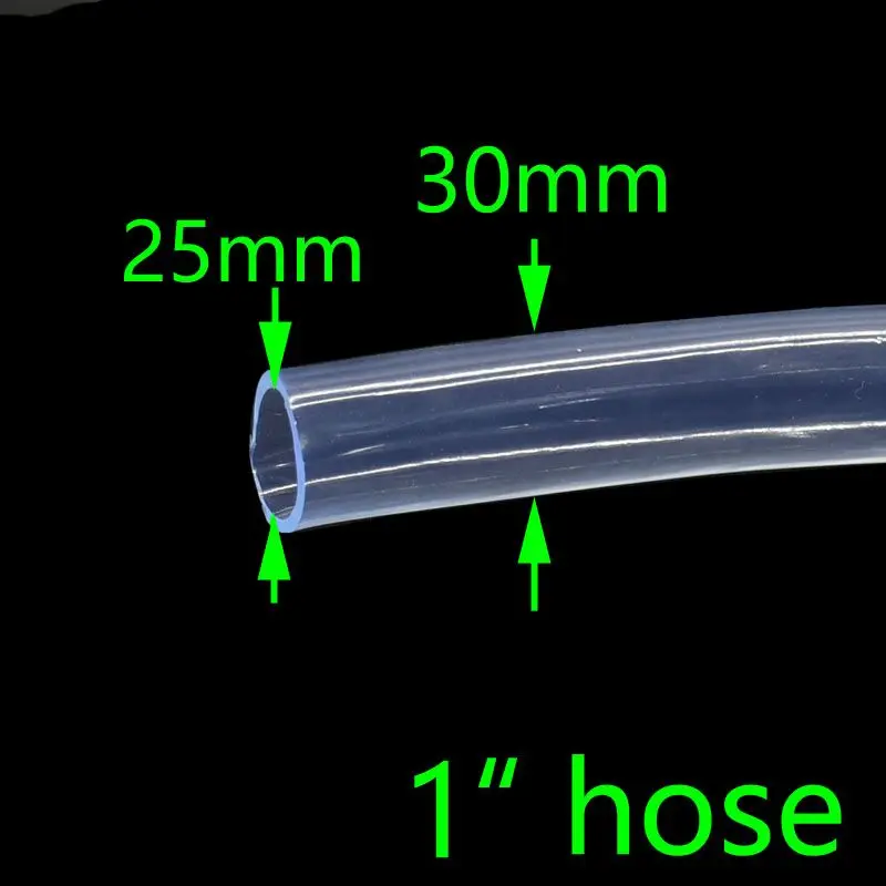 Гибкий садовый шланг прозрачная растягивающаяся труба для полива 30 мм 5 м 1