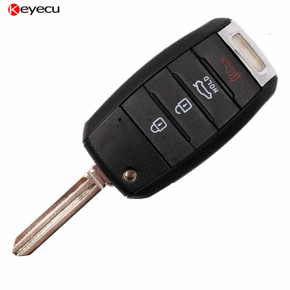 Keyecu новая Замена В виде ракушки складной удаленный случае ключ замками FOB 3 + 1