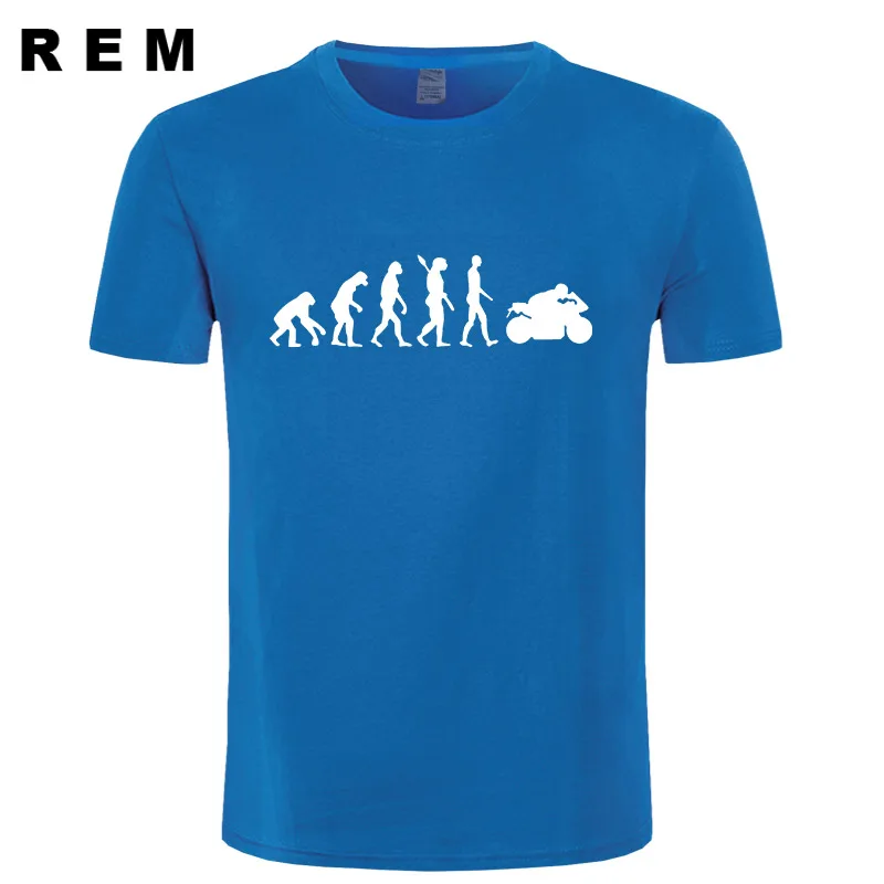 Мужские футболки для мотоцикла APE TO EVOLUTION, футболка, летняя Хлопковая мужская модная футболка с коротким рукавом и круглым вырезом