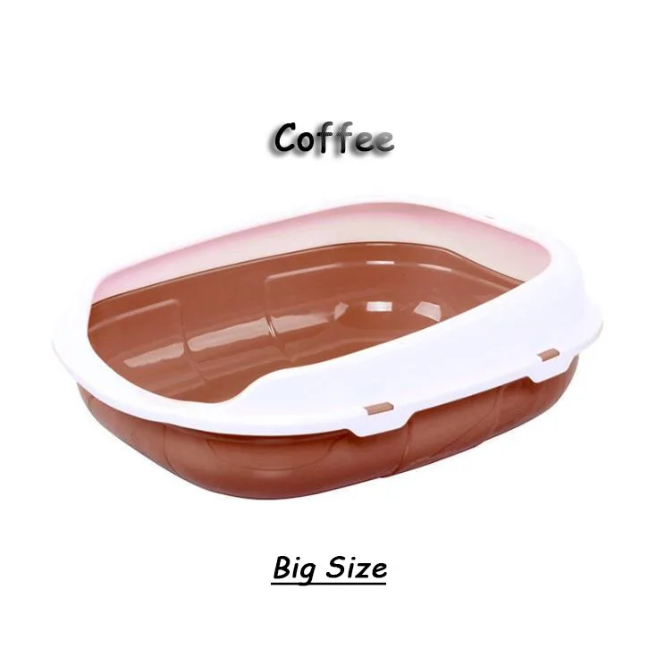 Coffee TECHOME полезные товары для уборки домашних животных дезодорант умывальник полузакрытый дизайн кошачий Туалет большой кошачий туалет горшок с лопатой - Цвет: Coffee