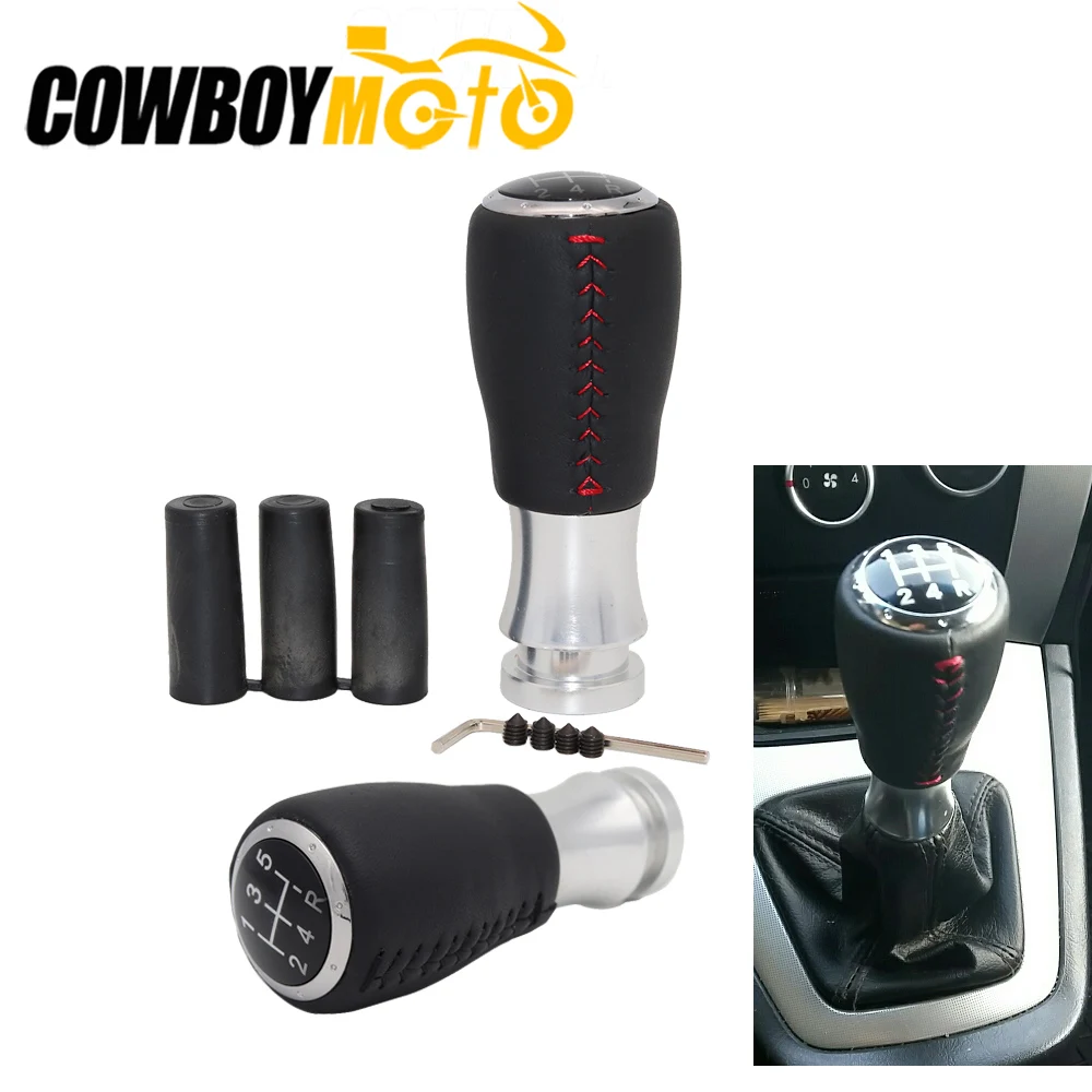 

Universal Car Auto SUV Manual Transmission Gear Shift Knob MT 5 Speed Gearstick Shifter Lever Handle For Honda Toyota Ford