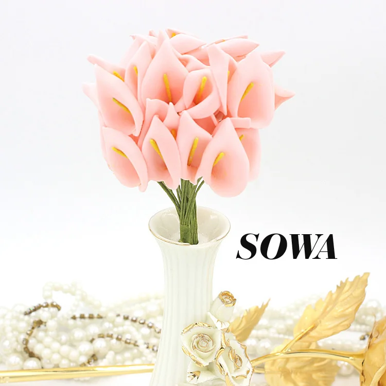 Новая распродажа 2 5 см голова розового цвета ручной работы из пенополиэтилена